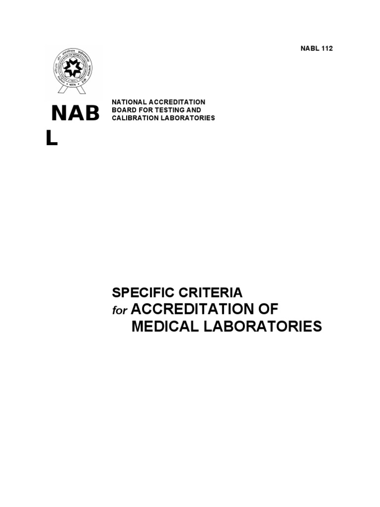 Nabl 112 PDF Medical Laboratory Calibration