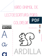 Abc Animal Colorear