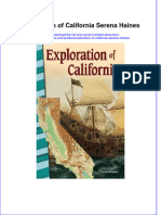 Full Ebook of Exploration of California Serena Haines Online PDF All Chapter