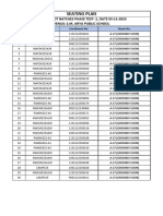 Cty325 Phase - 2 Seating Plan