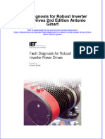 Full Ebook of Fault Diagnosis For Robust Inverter Power Drives 2Nd Edition Antonio Ginart Online PDF All Chapter
