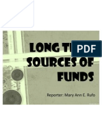 Long Term Sources of Funds