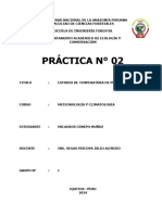 Informe 2 Estudio de Temperatura de Puerto Almendras