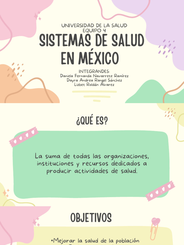 Sistemas de Salud en México: Estructura y Funciones | PDF | Programas ...