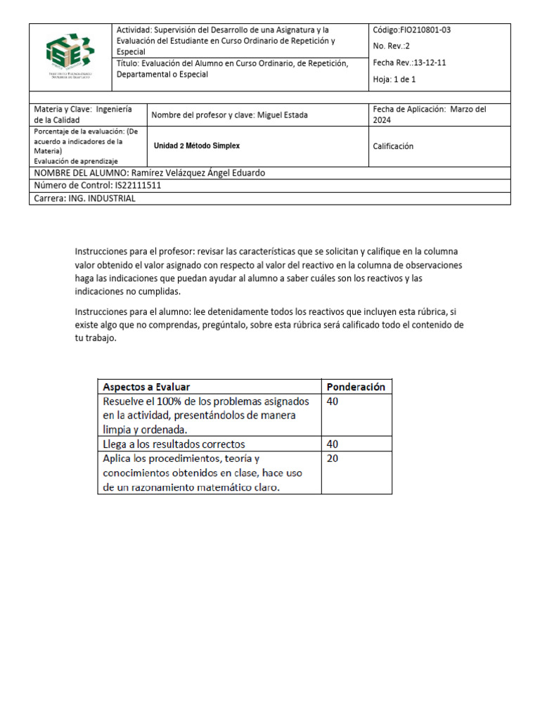 Ejercicios 2 simplex solver pdf evaluaci n