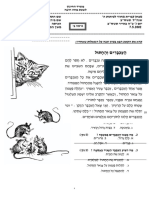 מבחן גרסה ב העכברים והחתול כיתותו