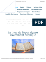 Analyse Du Chapitre 6 de l'Apocalypse - Le Livre de l' Apocalypse Expliqué Verset Par Verset Chap6