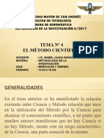 Tema 4 Metodo Cientifico