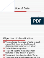 Classification of Data