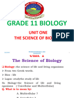 Grade 11 Bio-Unit-1