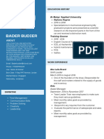 Bader Budier Resume