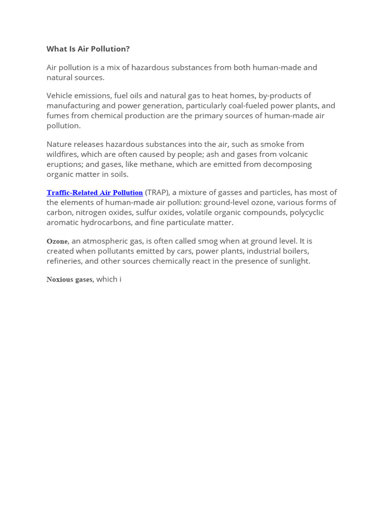 Water Pollution | PDF | Science & Mathematics