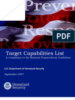 DHS Target Capabilities List