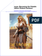 Ebook The Sun Throne Becoming The Paladin 4 1St Edition Roland Carlsson Online PDF All Chapter
