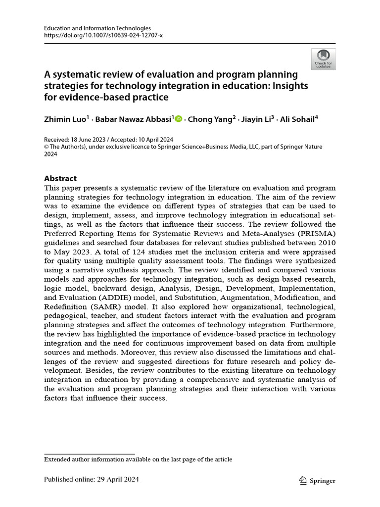 Insights For Evidence-Based Practice | PDF | Systematic Review ...