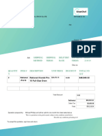 Quote: Date Expiration Date Invoice No