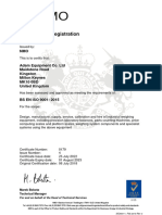 Adam ISO Certificate