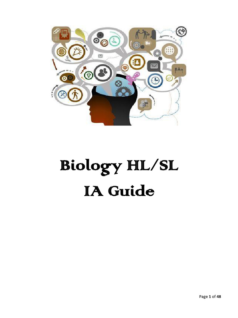 IB Biology IA Guide and Criteria | PDF | Standard Deviation | P Value