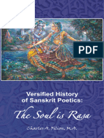 Versified History of Sanskrit Poetics TH