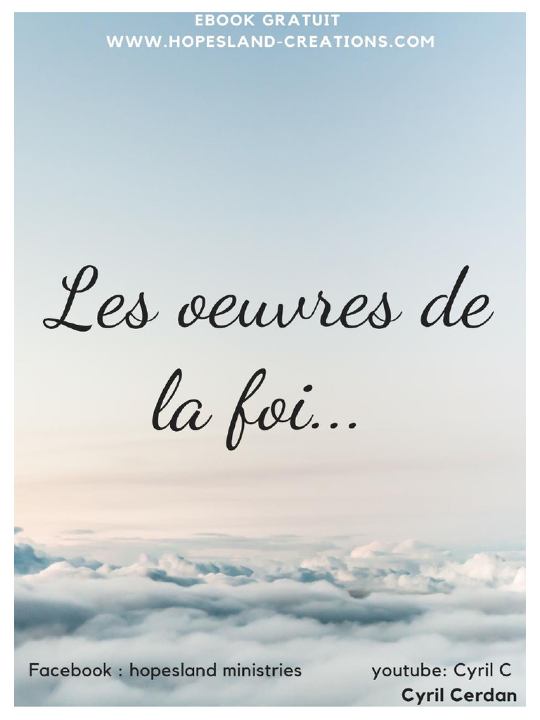 Les Œuvres de la Foi selon Cerdan | PDF | Miracle | Dieu