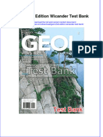 Full Geol 2Nd Edition Wicander Test Bank Online PDF All Chapter