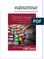 Full Global Issues Politics Economics and Culture 5Th Edition Payne Test Bank Online PDF All Chapter