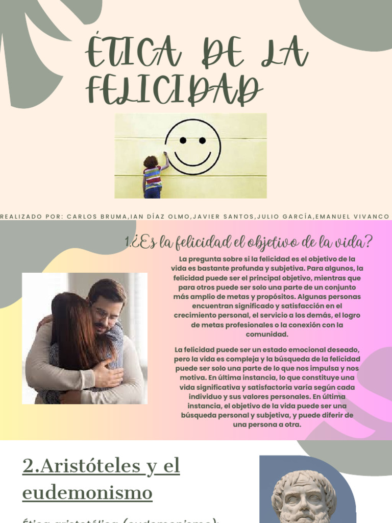 ética Y Búsqueda De La Felicidad Pdf Virtud Felicidad