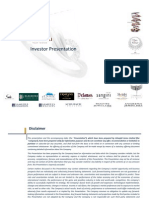 Gitanjali Gp Investor Presentation October 2011(INR Cr)