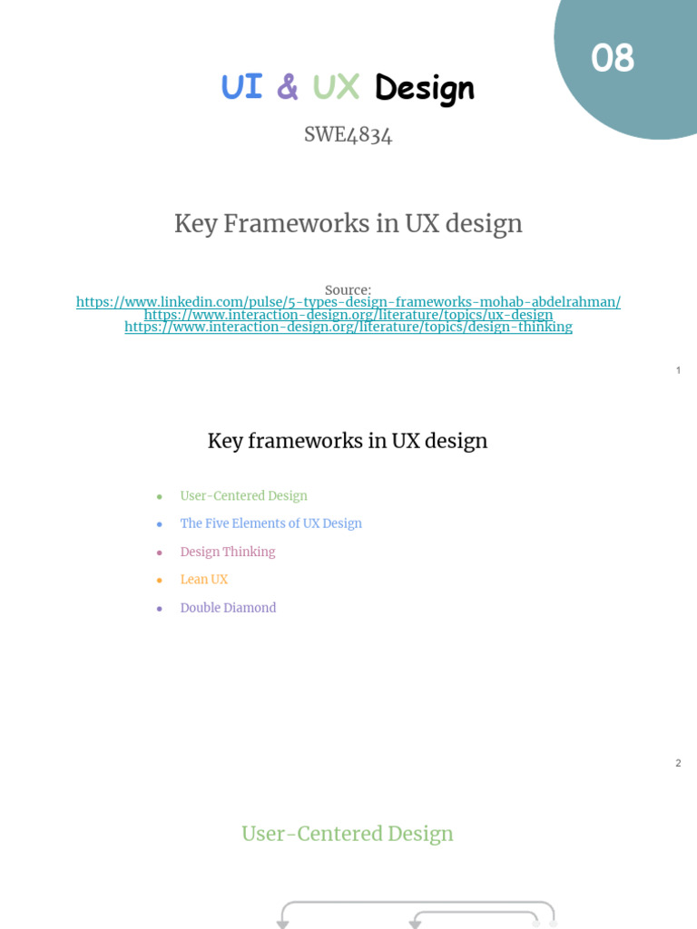 UI - UX Design 08 | PDF | Design Thinking | Human Communication