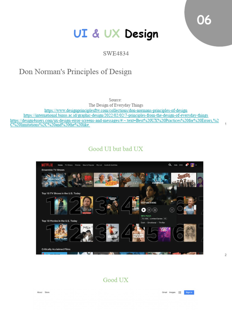 UI - UX Design 06 | Download Free PDF | Cognitive Science | Cognition
