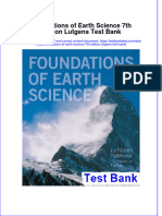 Full Foundations of Earth Science 7Th Edition Lutgens Test Bank Online PDF All Chapter