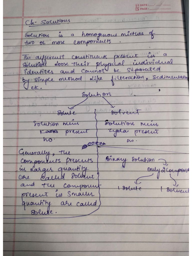 Solutions Shiv Sir Notes | PDF
