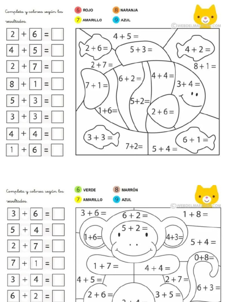 Ejercicios Sumas y Restas | PDF