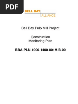 Construction Monitoring Plan