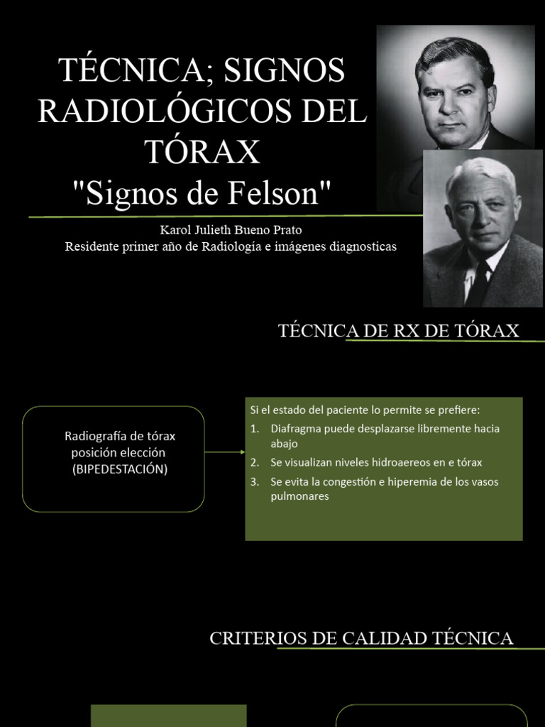 Signos Radiológicos en RX de Tórax | PDF | Tórax | Pulmón