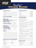 Download Speaker Checklist by Ruud Janssen SN73551503 doc pdf