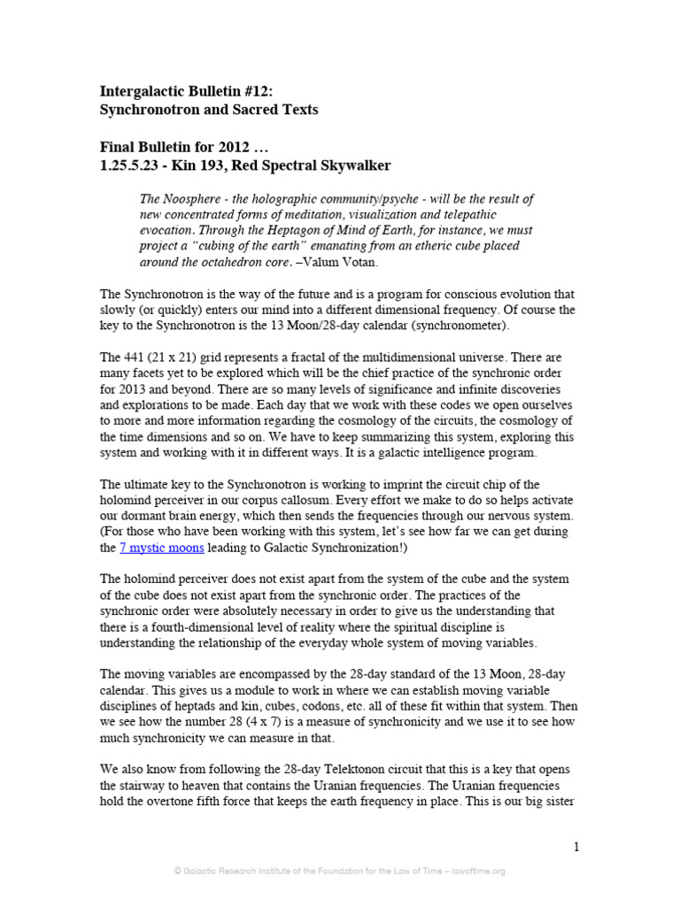 Intergalactic Bulletin 12 | PDF | Telepathy