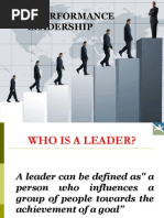 High Performance Leadership