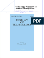 Full Ebook of History of Technology Volume 11 1St Edition Norman Smith Editor Online PDF All Chapter