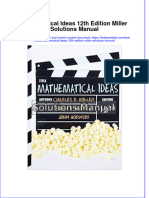 Full Mathematical Ideas 12Th Edition Miller Solutions Manual Online PDF All Chapter