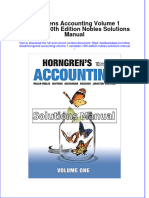 Full Horngrens Accounting Volume 1 Canadian 10Th Edition Nobles Solutions Manual Online PDF All Chapter