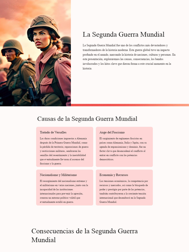 Causas y Consecuencias de la WWII | PDF | Aliados de la Segunda Guerra ...