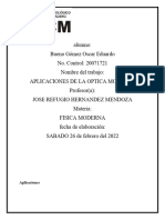 1.4 aplicaciones de la optica geometrica