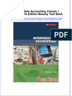 Full Intermediate Accounting Volume 1 Canadian 7Th Edition Beechy Test Bank Online PDF All Chapter
