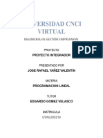 PRoyecto Modular Programacion Lineal