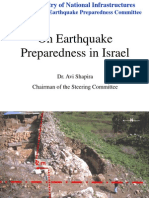 On Earthquake Preparedness in Israel