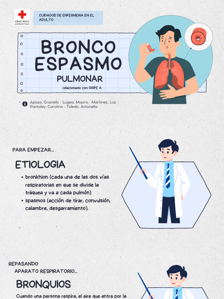 Broncoespasmo: Causas y Tratamiento | PDF | Influenza | Medicina CLINICA