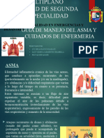 Guia de Manejo Del Asma y Cuidados de Enfermeria