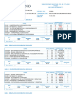 Reporte de Notas