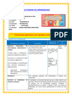 Matematica Creamos Patrones Con Sonidos y Movimentos